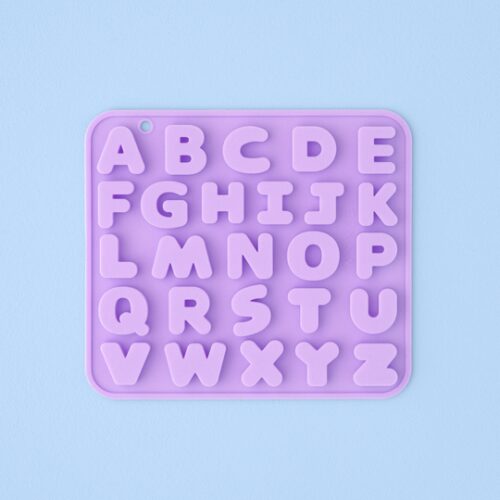 Super streusel siliconen mal letters bij cake, bake & love 9