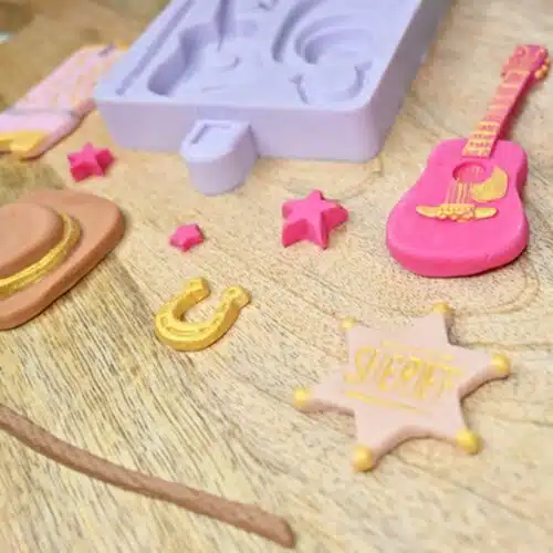 Karen davies silicone mould - country western - afbeelding 2