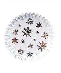 Pme kerst cupcake vormpjes met folievoering - zilveren sneeuw (60 stuks) bij cake, bake & love 12 Pme kerst cupcake vormpjes met folievoering - zilveren sneeuw (60 stuks) bij cake, bake & love 11