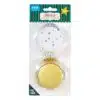 Pme kerst cupcake vormpjes met folievoering - gouden sterren (60 stuks) bij cake, bake & love 3