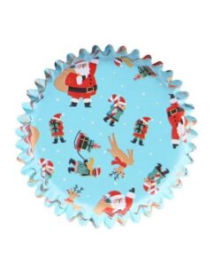 Pme kerst cupcake vormpjes met folievoering - kerstman & rudolph (60 stuks) bij cake, bake & love 15