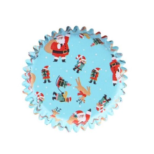 Pme kerst cupcake vormpjes met folievoering - kerstman & rudolph (60 stuks) bij cake, bake & love 9