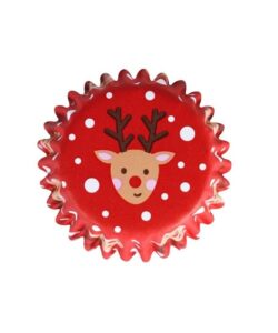 Pme kerst mini cupcake vormpjes met folievoering - rudolph (60 stuks) bij cake, bake & love 15