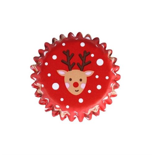 Pme kerst mini cupcake vormpjes met folievoering - rudolph (60 stuks) bij cake, bake & love 9