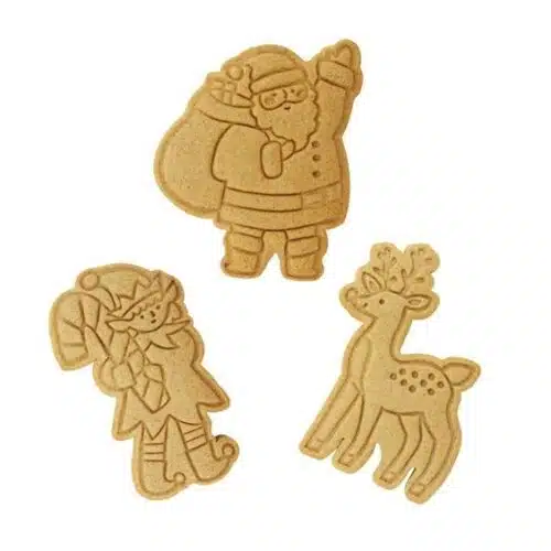 Pme kerst koekjesuitstekers & stempels - kerstman's werkplaats (set van 3) - afbeelding 2