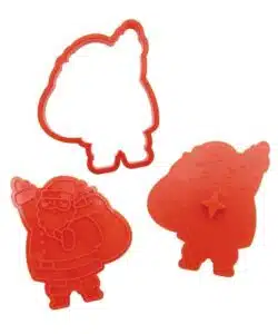 Pme kerst koekjesuitstekers & stempels - kerstman's werkplaats (set van 3) bij cake, bake & love 12