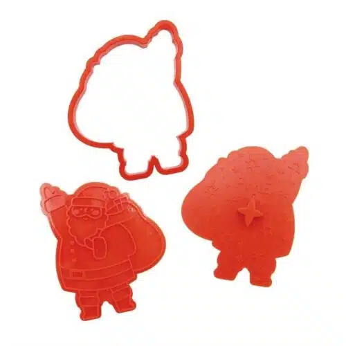 Pme kerst koekjesuitstekers & stempels - kerstman's werkplaats (set van 3) - afbeelding 3