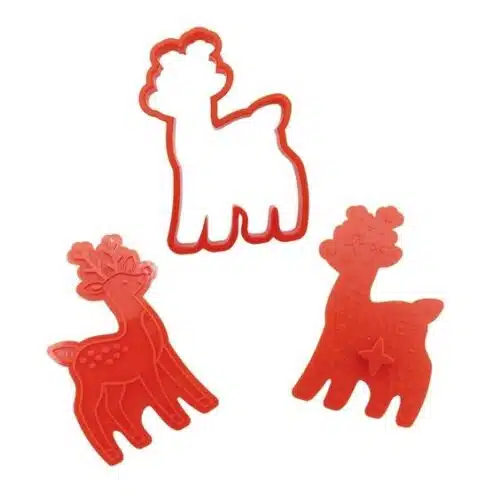 Pme kerst koekjesuitstekers & stempels - kerstman's werkplaats (set van 3) - afbeelding 4