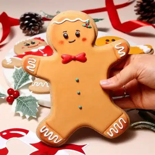 Pme gigantisch kerst koekjesuitsteker - peperkoekman (18cm / 7") - afbeelding 2
