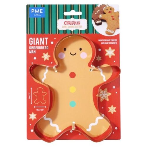 Pme gigantisch kerst koekjesuitsteker - peperkoekman (18cm / 7") bij cake, bake & love 5