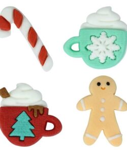 Pme kerst eetbare suikerdecoraties - kerstvreugde (12 stuks) bij cake, bake & love 13