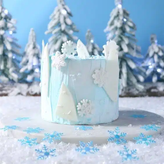 Pme kerst eetbare suikerdecoraties - laat het sneeuwen (12 stuks) bij cake, bake & love 6 Pme kerst eetbare suikerdecoraties - laat het sneeuwen (12 stuks) - afbeelding 2