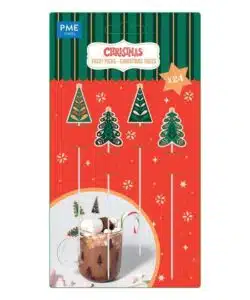 PME Kerst Hapjesprikkers - Kerstbomen (24 stuks)