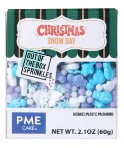 PME Kerst "Out of the Box" Mix van Strooisels - Sneeuwdagen (60g)