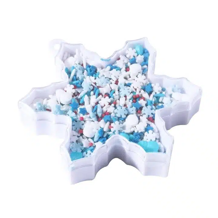 Pme kerst strooimix - frosty koorts (72g) bij cake, bake & love 6 Pme kerst strooimix - frosty koorts (72g) - afbeelding 2
