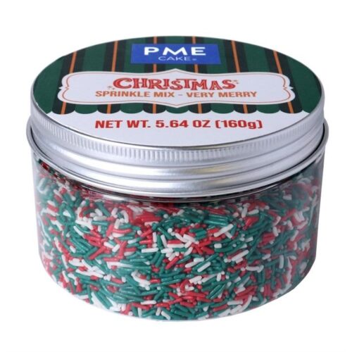 Pme christmas sprinkle mix - zeer vrolijk (160g)