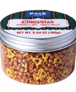 PME Christmas Sprinkle Mix - Gouden Belletjes (160g)