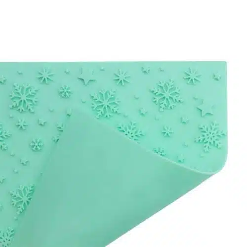 Pme kerst fondant impressiemat - sneeuwvlokken - afbeelding 2