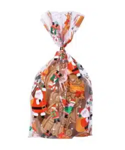Alternative view of PME 20 Kerst Plastic Feestzakjes - Kerstman's Werkplaats