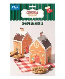 PME 4 Snoepdoosjes voor Kerst - Peperkoekhuis