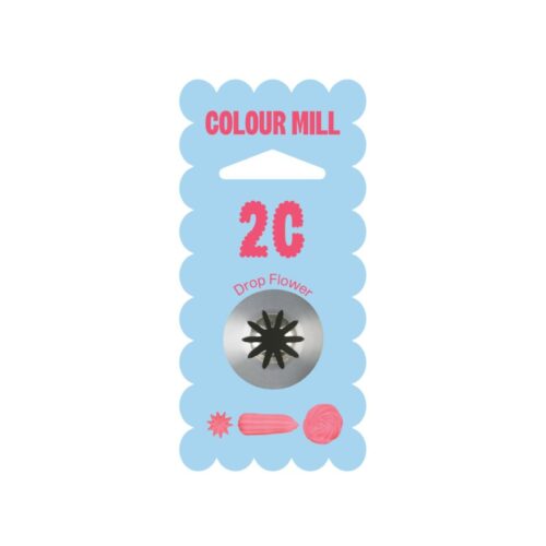 Colour mill piping tip - 2c m drop flower bij cake, bake & love 5