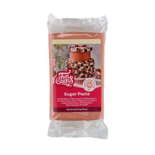 Funcakes rolfondant shimmering rose 250g