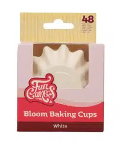 FunCakes Bloom Baking Cups - Wit pk/48