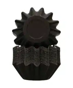 Alternative view of FunCakes Bloom Baking Cups - Zwart pk/48