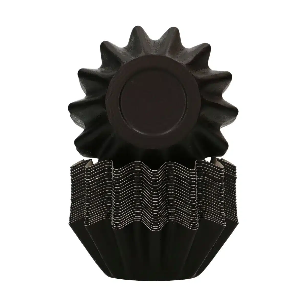 Funcakes bloom baking cups - zwart pk/48 bij cake, bake & love 6 Funcakes bloom baking cups - zwart pk/48 - afbeelding 2