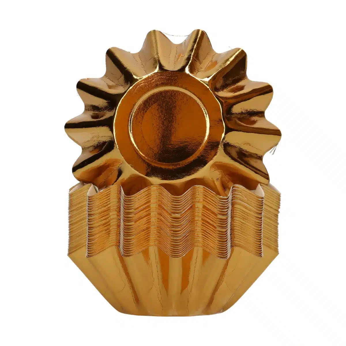 Funcakes bloom baking cups - metallic goud pk/48 bij cake, bake & love 7 Funcakes bloom baking cups - metallic goud pk/48 - afbeelding 3