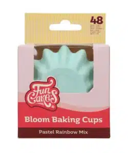 FunCakes Bloom Baking Cups - Pastel Regenboog Mix pk/48