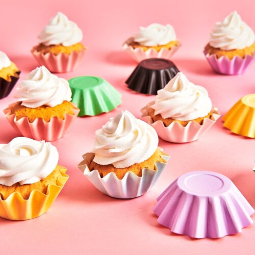 Funcakes bloom baking cups - pastel regenboog mix pk/48 bij cake, bake & love 13