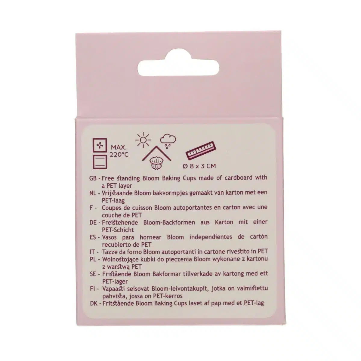 Funcakes bloom baking cups - pastel roze pk/48 bij cake, bake & love 8 Funcakes bloom baking cups - pastel roze pk/48 - afbeelding 4