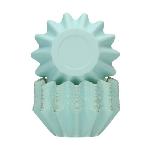 Funcakes bloom baking cups - pastel blauw pk/48 bij cake, bake & love 7