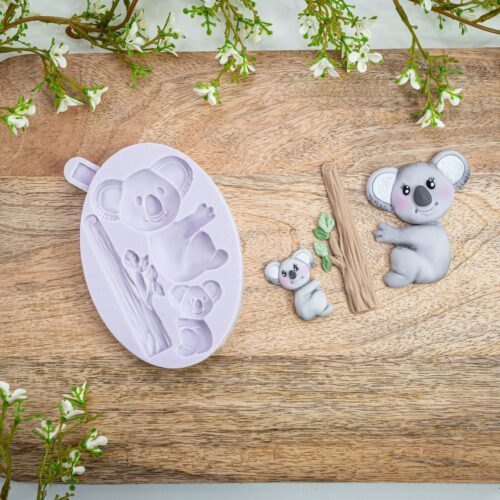 Karen davies silicone mould - koala bear bij cake, bake & love 5