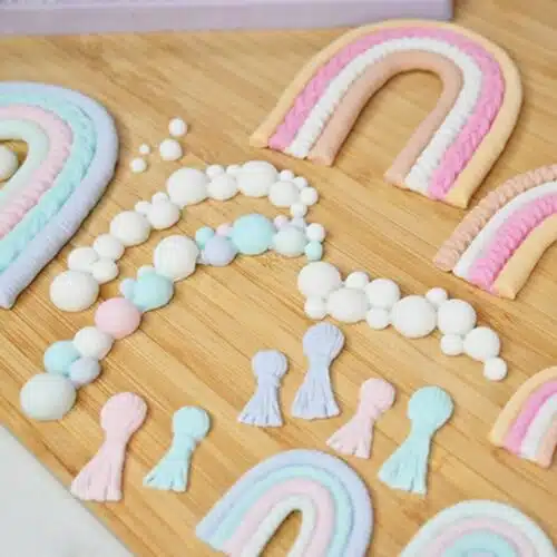 Karen davies silicone mould - macrame rainbow - afbeelding 2