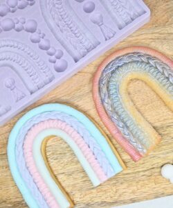 Karen davies silicone mould - macrame rainbow bij cake, bake & love 13