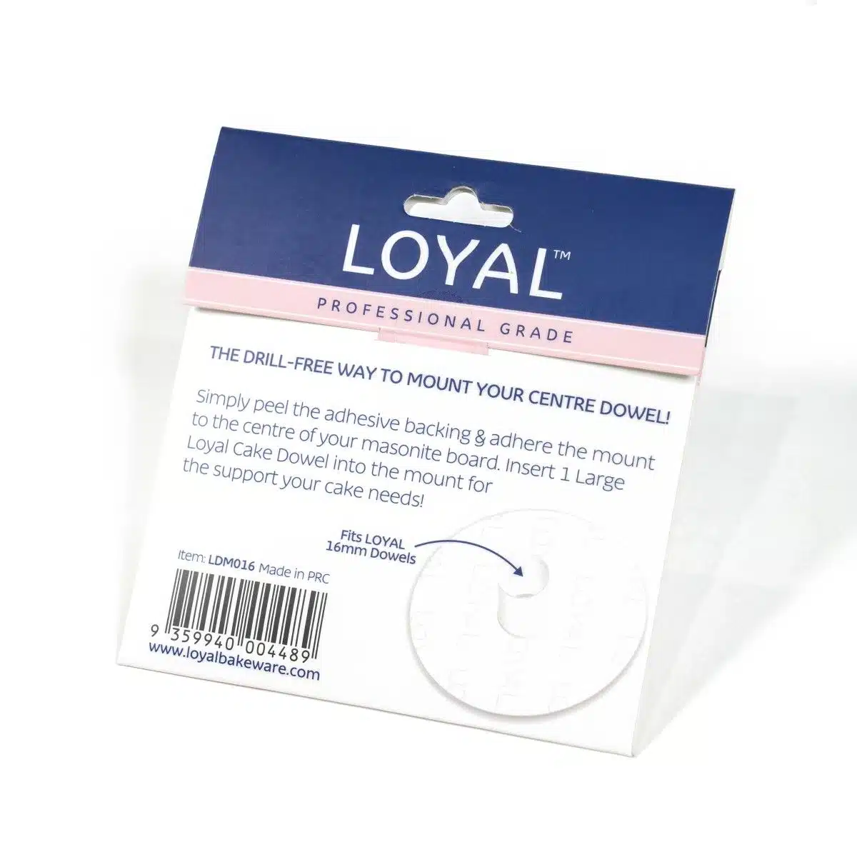 Loyal dowel montagebeugel bij cake, bake & love 6 Loyal dowel montagebeugel - afbeelding 2