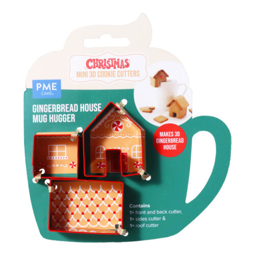 Pme kerst set mini gingerbreadhouse