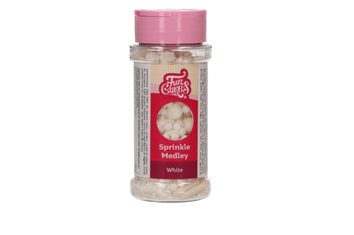 Funcakes sprinkle medley white 65 g bij cake, bake & love 5