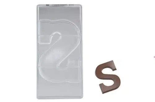 Chocoladeletter mal letter s - 200 gr