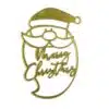 Cake decoration santa head bij cake, bake & love 1