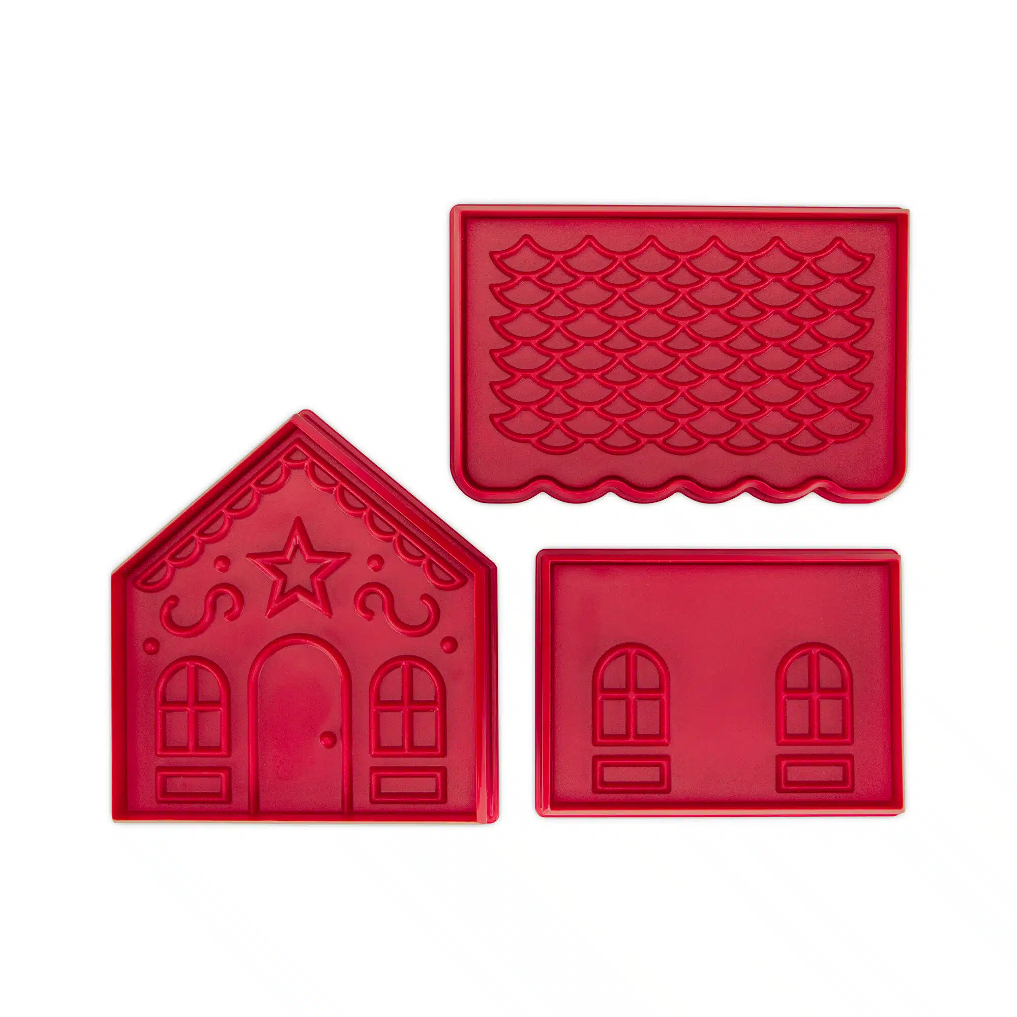 Städter plunger cutter gingerbread house 3-delig bij cake, bake & love 6 Städter plunger cutter gingerbread house 3-delig - afbeelding 2