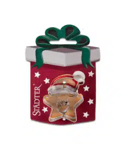 Städter Koekjesuitsteker Ster met Kerstmuts (cadeauverpakking)