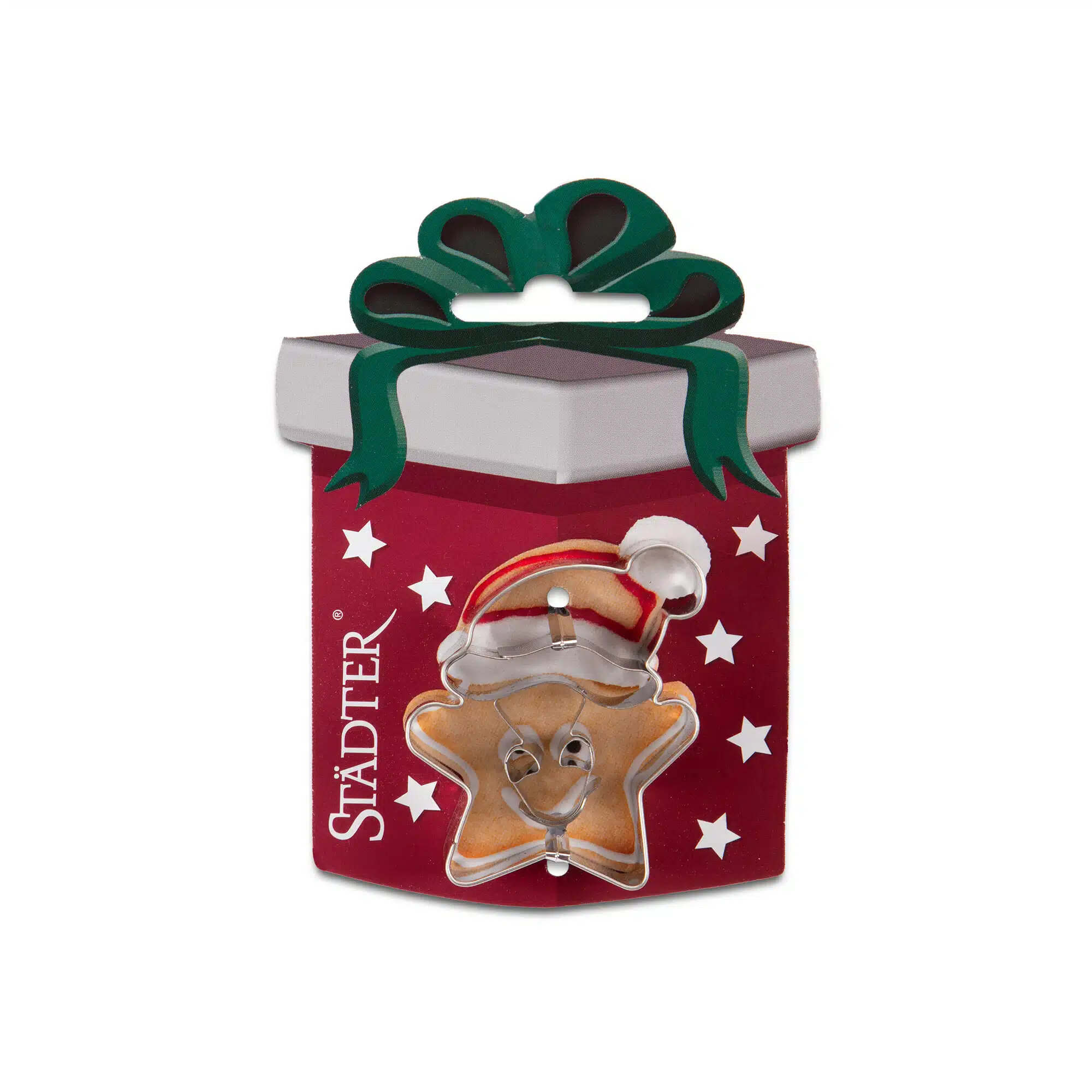Städter koekjesuitsteker ster met kerstmuts (cadeauverpakking) bij cake, bake & love 5 Städter koekjesuitsteker ster met kerstmuts (cadeauverpakking)