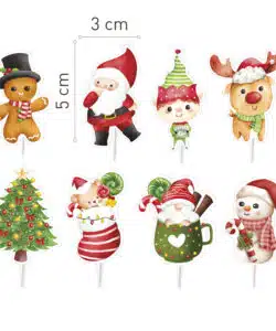 Alternative view of Cupcake Prikkers Kerst pk/16