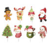 Cupcake prikkers kerst pk/16 bij cake, bake & love 3