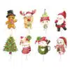 Cupcake prikkers kerst pk/16 bij cake, bake & love 3