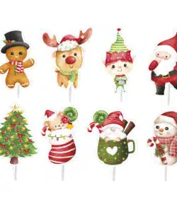 Cupcake Prikkers Kerst pk/16