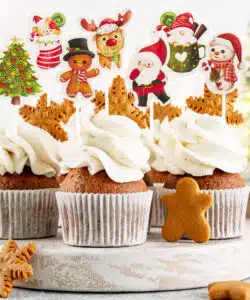 Cupcake prikkers kerst pk/16 bij cake, bake & love 19